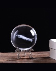 60mm/80mm 3D grawerowane laserowo Galaxy Crystal Ball miniaturowy Model kryształowe rzemiosło kula Ornament na całym świecie szk