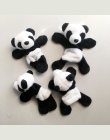 1 Pc śliczne miękkie pluszowe Panda magnes na lodówkę lodówka naklejki kreskówki naklejka prezent pamiątka Home Decor akcesoria 