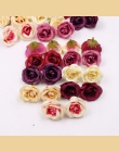 10 sztuk 4 cm sztuczny kwiat kwiat róży z jedwabiu głowy wesele strona główna dekoracji kwiaty do składania ścienny notatnik pre
