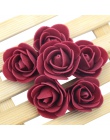 50 sztuk/worek Mini róża z pianki polietylenowej głowy sztuczna róża kwiaty Handmade DIY dekoracje ślubne świąteczne i zaopatrze