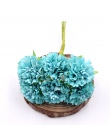 Nagietka 6 sztuk/pęczek 3.5 cm mini stokrotka kwiat bukiet sztuczne kwiatowa dekoracja ślubna diy craft akcesoria do dekoracji d