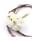 Nagietka 6 sztuk/pęczek 3.5 cm mini stokrotka kwiat bukiet sztuczne kwiatowa dekoracja ślubna diy craft akcesoria do dekoracji d