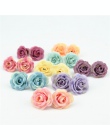 10 sztuk 3 cm Mini Rose tkaniny sztuczny kwiat na ślub strona główna dekoracja pokoju ślub buty akcesoria kapelusze jedwab kwiat