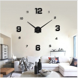 3D prawdziwe duży zegar ścienny rzucili lustro naklejki ścienne Diy salon wystrój domu mody zegarki Arrival kwarcowy duże zegary
