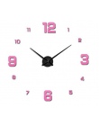 3D prawdziwe duży zegar ścienny rzucili lustro naklejki ścienne Diy salon wystrój domu mody zegarki Arrival kwarcowy duże zegary