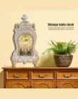 Budzik biurkowy w stylu Vintage zegar klasyczny fotografia stockowa Royalty salon TV szafka biurko Imperial kreatywny wyposażeni