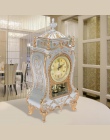 Budzik biurkowy w stylu Vintage zegar klasyczny fotografia stockowa Royalty salon TV szafka biurko Imperial kreatywny wyposażeni