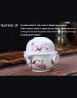 Ceramiki Kung Fu zestaw herbaty zawiera 1 garnek 1 kubek, wysokiej jakości elegancki gaiwan, piękny i łatwy czajnik czajniczek. 
