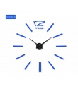 2019 New Arrival zegary kwarcowe mody zegarki 3D prawdziwe duży zegar ścienny rzucili lustro naklejki DIY salon wystrój darmowa 