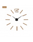 2019 New Arrival zegary kwarcowe mody zegarki 3D prawdziwe duży zegar ścienny rzucili lustro naklejki DIY salon wystrój darmowa 