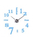 Nowa sprzedaż zegary ścienne zegar reloj de pared zegarek 3d diy akrylowe naklejki na lusterka kwarcowy nowoczesna dekoracja wnę