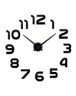 Nowy 3d zegar ścienny projekt duże akrylowe lustro zegary naklejki akcesoria do salonu dekoracyjne dom zegar na ścianie