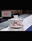 Chiny ręcznie malowane zestaw do herbaty, dehua wysokiej jakości białej porcelany gaiwan porcelanowy garnek zestaw do podróży pi