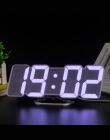 3D bezprzewodowy pilot zdalnego cyfrowy zegar ścienny zegar USB wyświetlacz LED budzik zegar z temperatury/data kontrola dźwięku