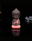 Ceramiczny mały mnich figurka wystrój domu posąg buddy figurki Ornament na samochód pokój dzienny herbaciarnia najlepsza cena