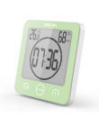 LCD cyfrowy wodoodporny do rozprysków wody zegar ścienny do łazienki prysznic zegary zegar temperatury wilgotności naczynia do m