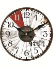 MEISTAR w stylu Vintage drewniane zegary krótki projekt cichy Home Cafe biuro zegary ścienne dla kuchni ściany sztuki duże zegar