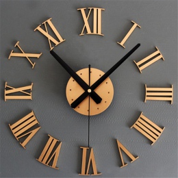 Luksusowy cyfrowy zegar ścienny z cyframi rzymskimi złoty srebrny nowoczesny modny oryginalny awangardowy