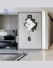 Huśtawka zegar ścienny nowoczesny Design Nordic styl salon zegary ścienne moda kreatywny sypialnia cichy kwarcowy zegarki
