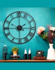 Północna europa krótkie kreatywny zegar ścienny cyframi rzymskimi retro żelaza zegarki antyczne zegar gorąca sprzedaży dekoracji