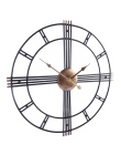 50 cm Retro żelaza sztuki antyki wyciszenie zegary ścienne dekoracje do domowego biura cichy zegar kwarcowy zegarek zegar ścienn
