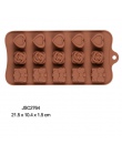 Nowy silikonowe formy czekoladowe 24 kształty czekoladowe narzędzia do pieczenia non-stick ciasto formy galaretki i forma do cuk