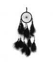 55 cm ręcznie robione Indian Dream Catcher netto z piórami kuranty wiatrowe ściany wiszące Dreamcatcher rzemiosła prezent darmow