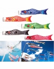 Nowy styl 40/70/100 CM z rybą Koi, jego Nobori karpia skarpety wiatrowe Koinobori kolorowe ryby flaga wiszące ściany domu wystró