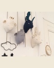 3d biały jednorożec owca jelenia Swan dekoracje ścienne zwierząt głowy zabawki dla dzieci sypialnia draperie grafika prezenty dl