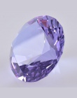 50mm kolorowe kryształ diament różowy czerwony niebieski przycisk do papieru Giant Jewel dla wszystkiego najlepszego z okazji ur