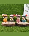 4 szt całkiem czysta dziewczyna miniaturowe figurki Bonsai dekoracyjne Mini bajki ogród ludzie pomnik Moss ozdoby rzemiosło żywi