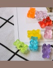 20 sztuk Flatback pudełko na artykuły biurowe biżuteria akcesoria żywica cukier domek dla lalek QQ Gummy cukierki szlam wypełnia