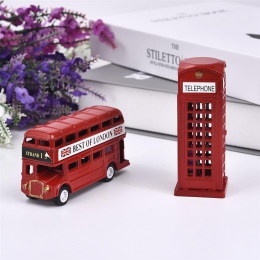 Temperówka londyn autobus budka telefoniczna ozdoba dekoracja biura prezent dla ucznia dla chłopca dziewczynki