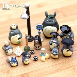 Film Anime mój sąsiad Totoro mononoke action figures zabawki bajki ogród miniaturowe decor figurki terrarium rzeźby ozdoby