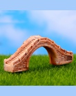 Żywica most figurki Mini rzemiosło żywicy bajki ogród miniatury DIY Terrarium sukulenty miniatury mikro krajobrazu dekoracji