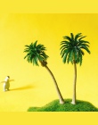 2 sztuk/sztuczne drzewa kokosowe/miniatury/śliczne rośliny/fairy ogród/mech terrarium wystrój/rzemiosło/ bonsai/butelka ogród/di