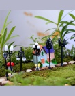 5 sztuk/zestaw śliczne rzemiosło żywicy dekoracje miniaturowe latarni ulicznych bajki Gnome Terrarium boże narodzenie Xmas Party