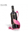 Tooarts gecko pojemnik na wino wina kieliszek do wina metalowa figurka praktyczne figurka stojak na wino do butelki biurowe ozdo