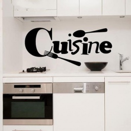 Dania kuchni naklejki francuski naklejki ścienne home decor naklejki ścienne do dekoracji kuchni kalkomania plakat na ścianie de