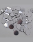 100 sztuk/partia 2 cm Mini 3D akrylowe lustro naklejki ścienne serce/okrągły kształt naklejki naklejka mozaika lustro efekt salo