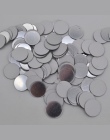 100 sztuk/partia 2 cm Mini 3D akrylowe lustro naklejki ścienne serce/okrągły kształt naklejki naklejka mozaika lustro efekt salo