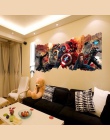 Marvel's Avengers naklejki ścienne naklejki dla dzieci pokój Home tapeta z dekorem plakat przedszkole Wall Art