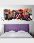 Marvel's Avengers naklejki ścienne naklejki dla dzieci pokój Home tapeta z dekorem plakat przedszkole Wall Art