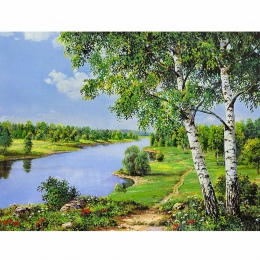 CHUNXIA oprawione obraz DIY według numerów krajobraz akrylowe malarstwo nowoczesne obraz ozdobny do salonu 40x50 cm RA3119