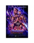 Avengers końcówki superbohaterów film Jedwabny plakat Wall Art drukuje 12x18 24x36 cal dekoracji ściany obraz do salonu