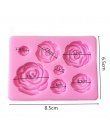 1 PC różowe kwiaty w kształcie kremówki silikonowe formy Craft czekoladowe formy do pieczenia ciasto dekorowanie narzędzia kuche