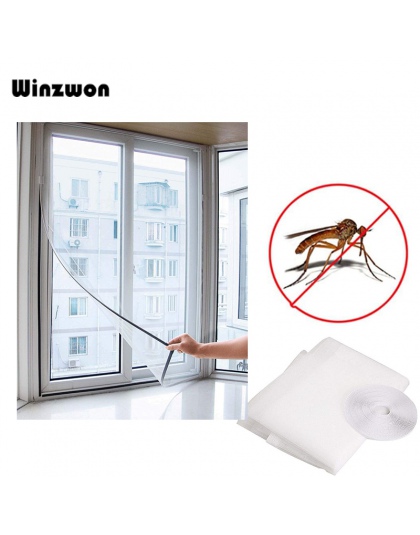 1.3x1.5 M Anti moskitiera siatka do okien kurtyny Protector mucha magnetyczne Mosquito Insect błąd kuchnia zasłony na okna siatk
