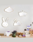 Dla dzieci sypialnia przedszkole dekoracje nietłukące akrylowe lustro ścienne Bunny korona serce motyl w chmurze ogród lustro śc