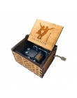 Antyczne rzeźbione drewniane Music Box gra o tron ręczne muzyczne pudełka star wars Caja de musica drop shipping