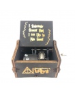 Drewniane korby ręczne harry Potter pudełko muzyczne temat drewniane pudełko muzyka